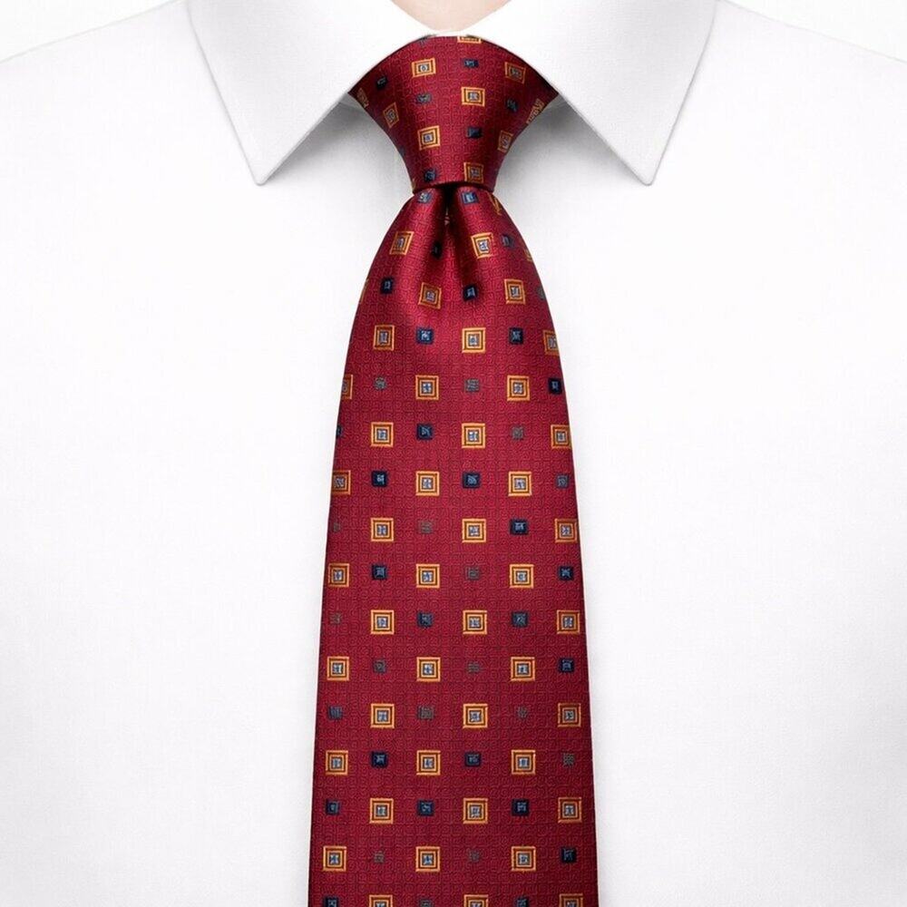 Pierre Balmain Paris 100% Silk Tie Made in USA 57” Designer Necktie
